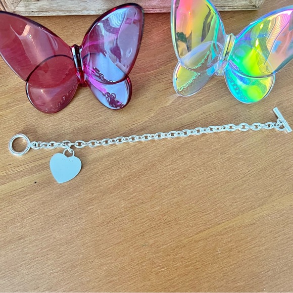 Silver Heart Charm Bracelet - Picture 1 of 5